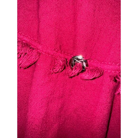 RARE Vintage Concho Fringe New Hero Native American Sweatershirt S - Picture 4 of 5